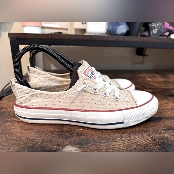 Tan Eyelet Converse size 7 - Picture 1 of 10